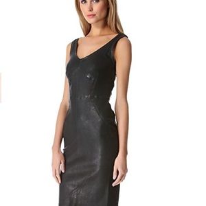 A.L.C. Leather Tank Dress